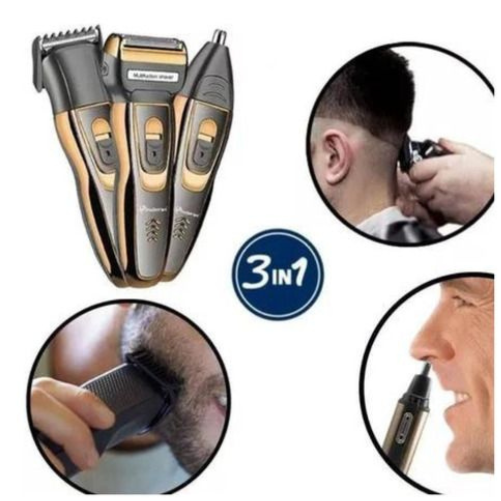 Maquina De Afeitar 3 En 1 Geemy Electric